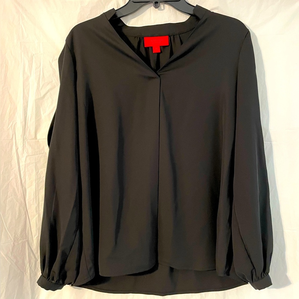 Jennifer Lopez long sleeve sheer top, M